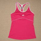 Womens Adidas Climalite Shelf Bra Tank Top Racerback Small Pink Athletic Running