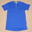 Womens Under Armour Heatgear Semi-Fitted Short Sleeve SS Shirt SM Small Blue