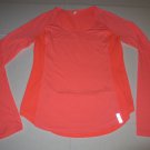 Womens Under Armour Semi-Fitted Thumb Holes Long Sleeve LS Shirt MD Medium Pink