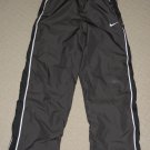 Boys Nike Track Sweat Pants Youth Large Gray Black 2 Pockets Athletic Nylon