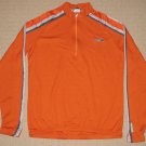 Mens Sugoi Techifine Cycling Half Zip Long Sleeve LS Shirt Jersey Medium Orange