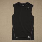 Womens Nike Pro Team Fitdry Athletic Running Sleeveless Tank Top Small Black