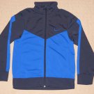 Boys Nike Full Zipper Track Sweat Jacket Youth Small Blue 2 Pockets Athletic