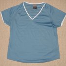 Womens Nike Dri-Fit Shirt Top XS Small 0-2 Blue Athletic Workout Fitness Yoga