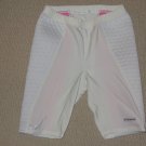 Womens Under Armour Compression Base Layer Padded Sliding Shorts SM Small White