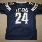 NFL Football San Diego Chargers Ryan Mathews # 24 Jersey Youth XL 18-20 Reebok