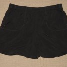 Mens Columbia Sportswear Swim Trunk Shorts Lined Large Black Nylon 2 Pockets