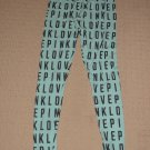 Womens Victoria's Secret I Only Sleep in PINK Pajama PJ Leggings Pants XS Green