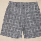 Mens Pebble Beach Performance Golf Dress Casual Shorts Sz: 37 Plaid Polyester