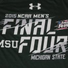 NCAA Basketball 2015 Final Four Michigan State Spartans Shirt MD Under Armour