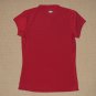 Womens Under Armour Compression Base Layers SS Shirt Top Large LG Red Athletic