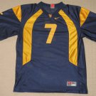 NCAA West Virginia Mountaineers Nike Football Rushel Shell #7 Jersey Youth XL