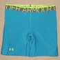 Womens Under Armour Padded Sliding Base Layer Compression Shorts MD Medium Blue