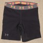 Womens Under Armour UA Base Layer Compression Padded Shorts MD Medium Black