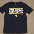 NCAA West Virginia Mountaineers SS Shirt Youth Medium 10-12 Genuine Stuff Blue