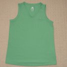 Womens Adidas Athletic Running Workout Fitness Sleeveless Tank Top S Small Green