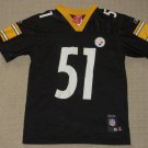 NFL Football Pittsburgh Steelers James Farrior Jersey Youth Medium 10-12 Reebok