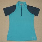 Womens Nike Dri-Fit Tour Performance Short Sleeve Golf Polo Shirt Small Green