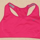 Womens Nike FIT Compression Stretch Racerback Sports Bra XS Pink Fitness Yoga