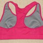 Womens Nike FIT Compression Stretch Racerback Sports Bra XS Pink Fitness Yoga
