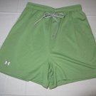 Womens Under Armour Shorts SM Small Green Athletic Fitness Workout Running Yoga