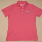 Womens Cutter & Buck CB Drytec Tom Patton Classic SS Golf Polo Shirt Medium Red