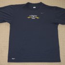 NCAA St. Mary's College Of Maryland Seahawks Nike FITDRY SS T Shirt Medium Blue