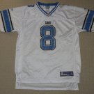 NFL Football Detroit Lions Jon Kitna #8 Jersey Youth XL 18-20 Reebok On Field
