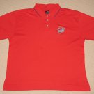 NCAA Iowa State Cyclones ISU Short Sleeve SS Polo Shirt XL XLarge Pro Player Red