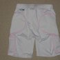 Girls Adidas Climalate Base Layer Compression Padded Shorts Youth Large White