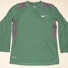 Womens Nike Dri-fit Run Running Athletic Fitness Long Sleeve Shirt Medium Green
