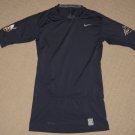 Boys Nike Pro Combat Dri-Fit Compression Short Sleeve SS Shirt Youth Medium Blue