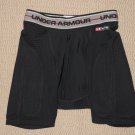 Boys Under Armour MPZ Cup Pocket Compression Padded Shorts Youth Large YLG Black