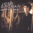 Concert Josh Groban Straight To You Tour 2011 Shirt XLarge XL Black Pop Rock