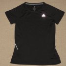 Womens Adidas Climalite "Keeps You Dry" Short Sleeve Shirt Small Black Athletic