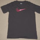 Boys The Nike Tee Short Sleeve Shirt Youth XLarge Gray 100% Cotton Graphic Tee