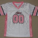NFL Football Indianapolis Colts # 00 Jersey T-Shirt Girls Youth Medium 8-9 Pink