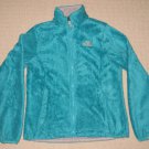 Womens Ladies The North Face Full Zip Osito Fleece Jacket Coat S Small Green