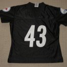 NFL Football VTG Pittsburgh Steelers Troy Polamalu Jersey Womens Medium Black