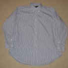 Mens Ralph Lauren Yarmouth Long Sleeve Button Shirt 16.5 / 34 Blue White Stripes