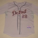 MLB Baseball Vintage Detroit Tigers Prince Fielder #28 Jersey Sz: 54 Majestic
