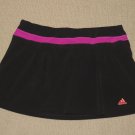 Womens Adidas Climalite Tennis Golf Running Skirt Shorts Skort Large Black Pink