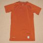 Boys Nike Pro Combat Dri-Fit Compression Short Sleeve SS Shirt Youth Large Beige