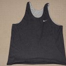Mens Nike Vintage Retro Reversible Mesh Basketball Tank Top Large Black White