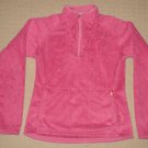 Womens The North Face 1/4 Zip Osito Fleece Pullover Jacket Sweater Small Pink