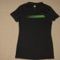 Womens Adidas Climalite Athletic Running Fitness Short Sleeve Shirt Small Black