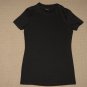 Womens Adidas Climalite Athletic Running Fitness Short Sleeve Shirt Small Black