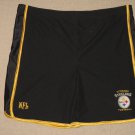 NFL Vintage Football Pittsburgh Steelers Shorts Adult BIG XL XLarge Black Yellow