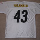 NFL Football Pittsburgh Steelers Troy Polamalu Jersey Adult L Large White