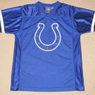 NFL Football Indianapolis Colts Jersey Shirt Boys Kids Youth Large 14-16 Blue